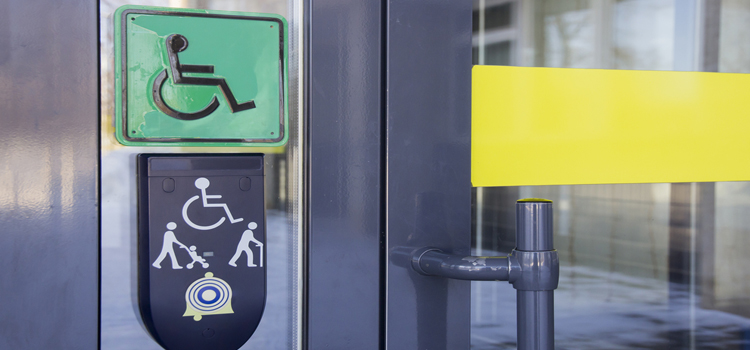 automatic handicap door opener in Fallbrook